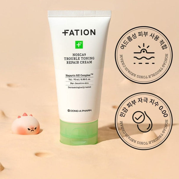 FATION Nosca9 Trouble Toning Repair Cream 70ml Available on Seoulbazaar, your online store for trendy korean products.