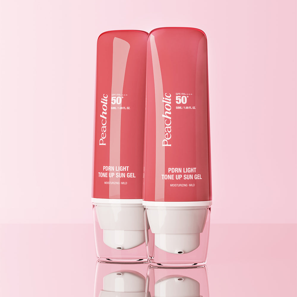 PEACHOLIC PDRN Light Tone Up Sun Gel 50ml Available on Seoulbazaar, your online store for trendy korean products.