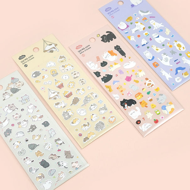 PINKFOOT Nyang Nyang Deco Stickers Available on Seoulbazaar, your online store for trendy korean products.