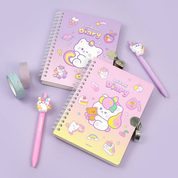 PINKFOOT Uniconi Nyang Diary Available on Seoulbazaar, your online store for trendy korean products.