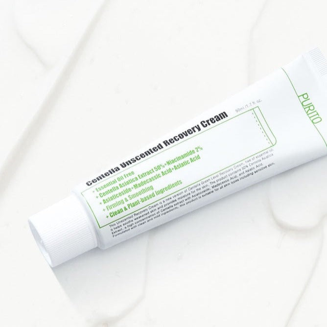 PURITO Centella Unscented Recovery Cream 50ml Available on Seoulbazaar, your online store for trendy korean products.