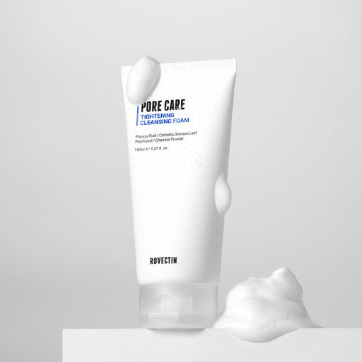 ROVECTIN Pore Care Tightening Cleansing Foam 150ml Available on Seoulbazaar, your online store for trendy korean products.