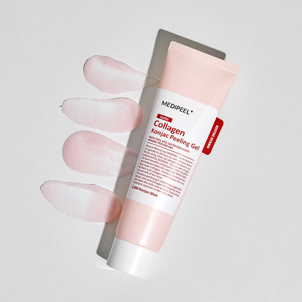 MEDIPEEL Red Lacto Collagen Konjac Peeling Gel 95ml Available on Seoulbazaar, your online store for trendy korean products.