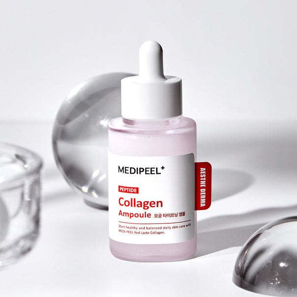 MEDIPEEL Red Lacto Collagen Tightening Ampoule 50ml Available on Seoulbazaar, your online store for trendy korean products.