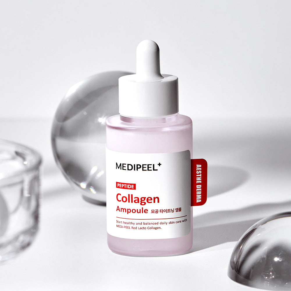 MEDIPEEL Red Lacto Collagen Tightening Ampoule 50ml Available on Seoulbazaar, your online store for trendy korean products.