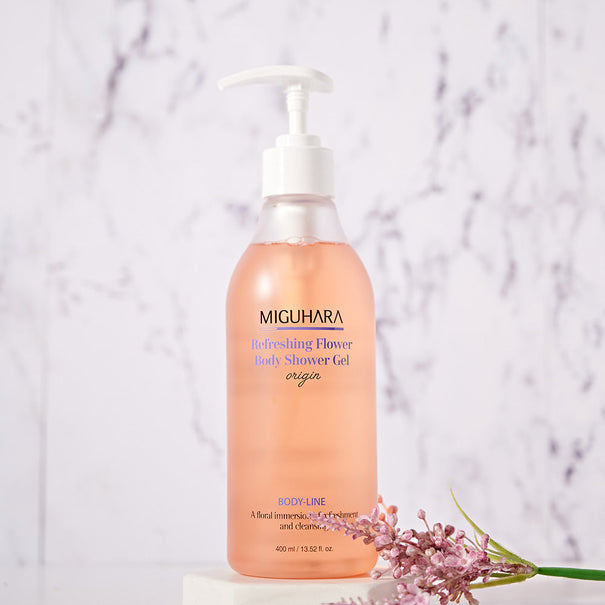 MIGUHARA Refreshing Flower Body Shower Gel Origin 500ml Available on Seoulbazaar, your online store for trendy korean products.