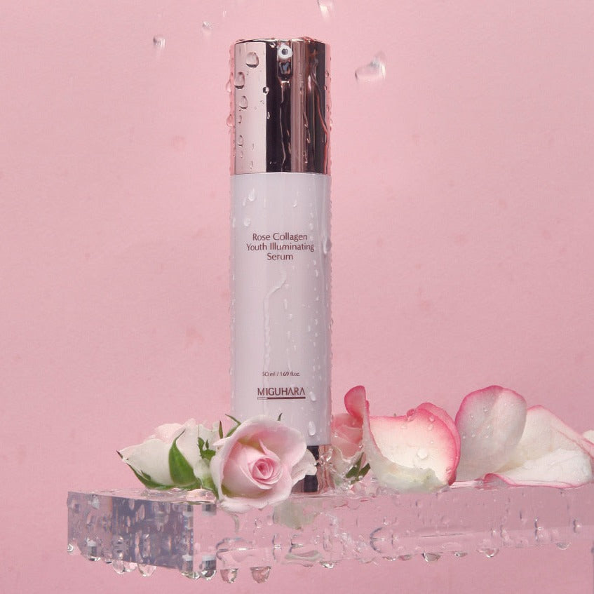 MIGUHARA Rose Collagen Youth Illuminating Serum 50ml Available on Seoulbazaar, your online store for trendy korean products.