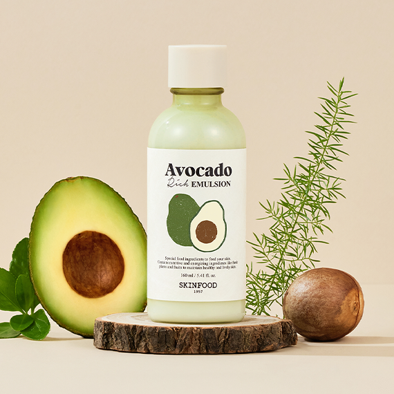 SKINFOOD Avocado Rich Emulsion 160ml Available on Seoulbazaar, your online store for trendy korean products.