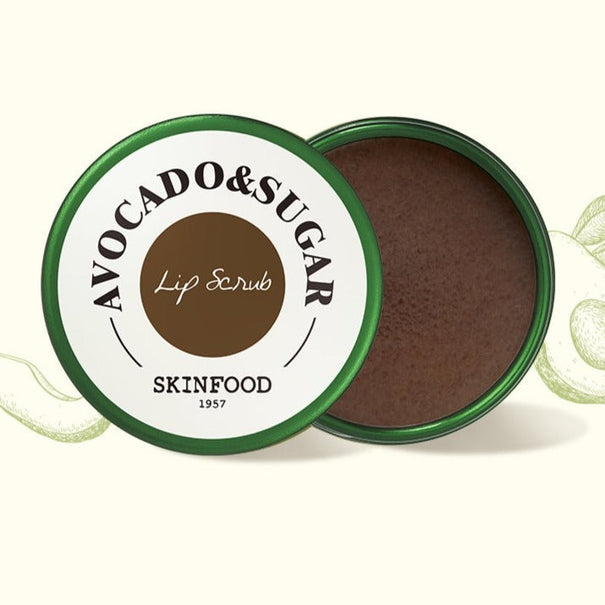 SKINFOOD Avocado & Sugar Lip Scrub 14g Available on Seoulbazaar, your online store for trendy korean products.