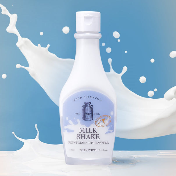 SKINFOOD Milk Shake Point Make-Up Remover 160ml Available on Seoulbazaar, your online store for trendy korean products.