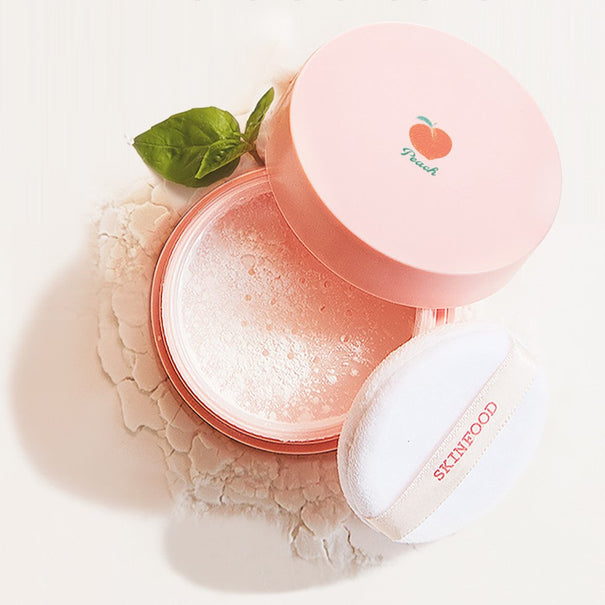 SKINFOOD Peach Cotton Multi Finish Powder Available on Seoulbazaar, your online store for trendy korean products.