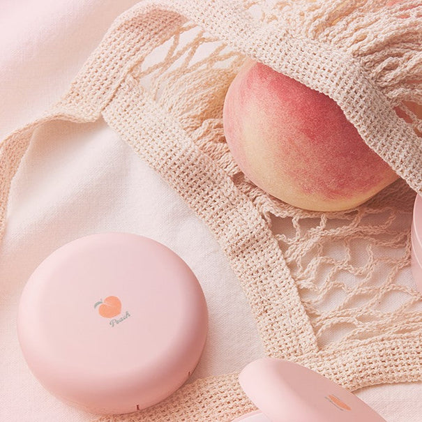 SKINFOOD Peach Cotton Pore Blur Pact 4g Available on Seoulbazaar, your online store for trendy korean products.