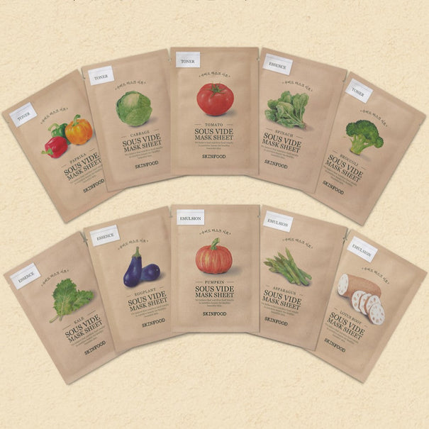 SKINFOOD Sous Vide Mask Sheet Available on Seoulbazaar, your online store for trendy korean products.