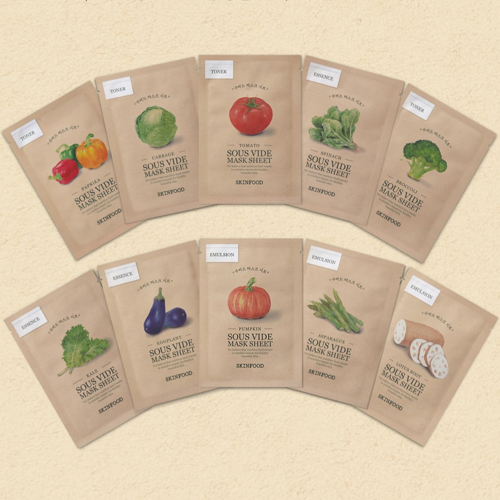 SKINFOOD Sous Vide Mask Sheet Available on Seoulbazaar, your online store for trendy korean products.