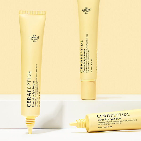 SO NATURAL Ceramide Eye Serum 30ml Available on Seoulbazaar, your online store for trendy korean products.