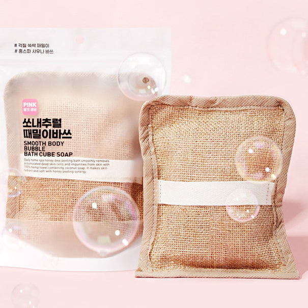 SO NATURAL Smooth Body Bubble Bath Cube Soap 160g Available on Seoulbazaar, your online store for trendy korean products.