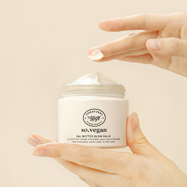 SO NATURAL So Vegan Sal Butter Glow Balm 70ml Available on Seoulbazaar, your online store for trendy korean products.