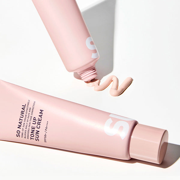 SO NATURAL Tone Up Sun Cream 50ml Available on Seoulbazaar, your online store for trendy korean products.