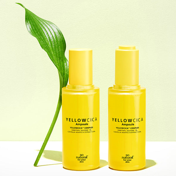 SO NATURAL Yellow Cica Ampoule 50ml Available on Seoulbazaar, your online store for trendy korean products.