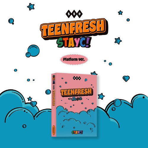 STAYC The 3rd Mini Album [TEENFRESH] (Platform Ver.) Available on Seoulbazaar, your online store for trendy korean products.