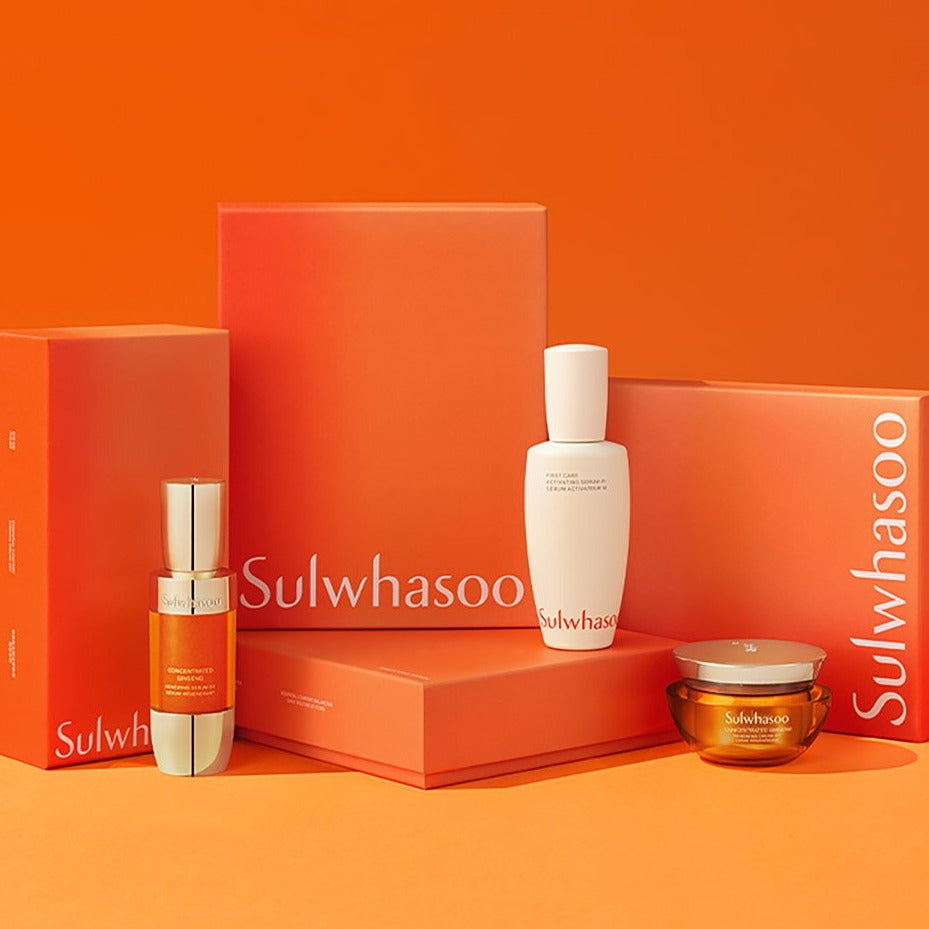 SULWHASOO Bestsellers Collection (Essence, Cream & Serum) Available on Seoulbazaar, your online store for trendy korean products.