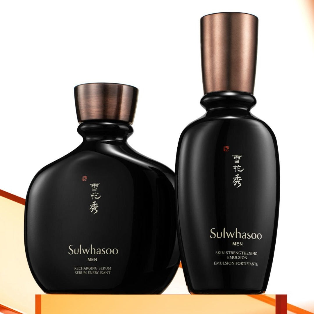 SULWHASOO Men Basic Set (Serum & Emulsion) Available on Seoulbazaar, your online store for trendy korean products.