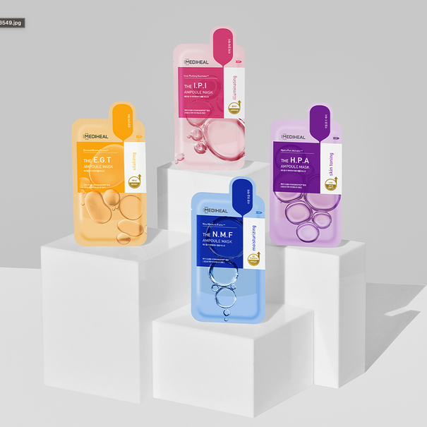 MEDIHEAL Ampoule Mask Available on Seoulbazaar, your online store for trendy korean products.