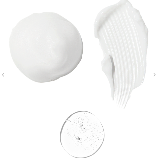 Textures of HIDIFF Sensitivity 7-day experience kit creams and lotions