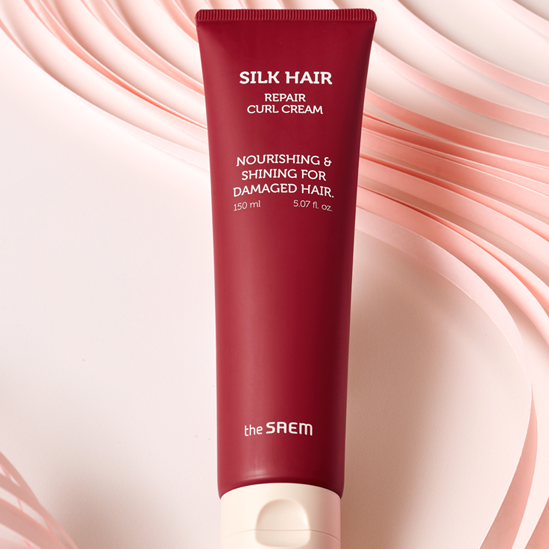 THE SAEM Silk Hair Repair Curl Cream 150ml Available on Seoulbazaar, your online store for trendy korean products.