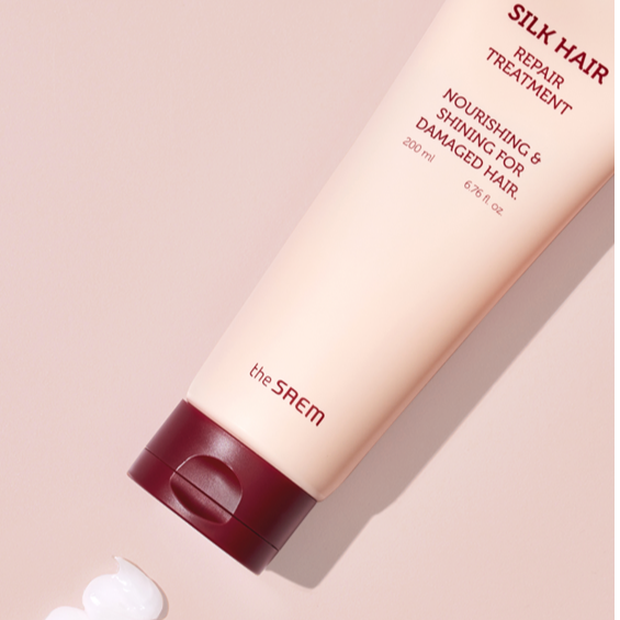 THE SAEM Silk Hair Repair Treatment 200ml Available on Seoulbazaar, your online store for trendy korean products.