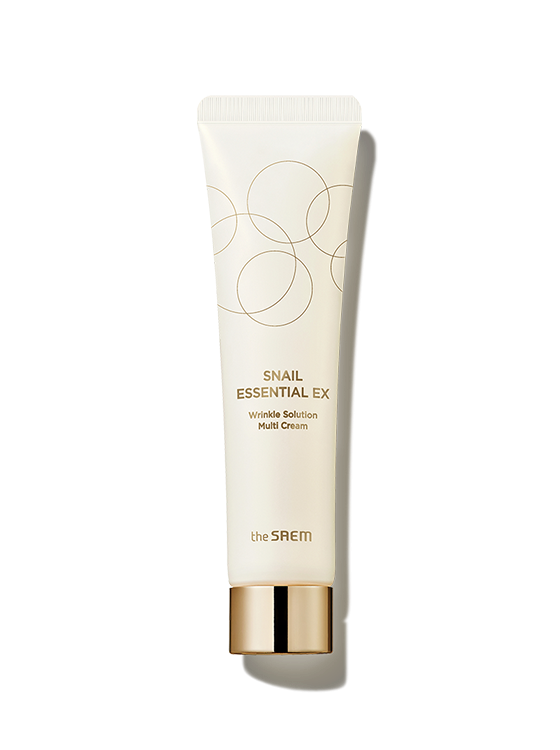 THE SAEM Snail Essential EX Wrinkle Solution Multi Cream 60ml Available on Seoulbazaar, your online store for trendy korean products.