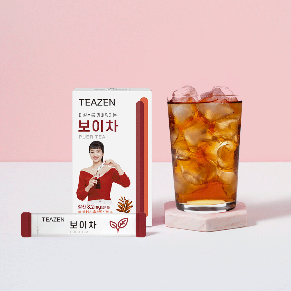 TEAZEN Puer Tea 10 Sticks Available on Seoulbazaar, your online store for trendy korean products.