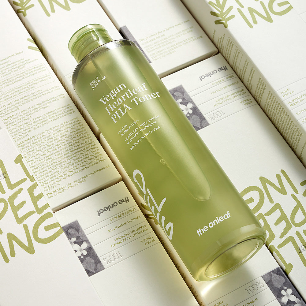 THE ONLEAF Vegan Heartleaf PHA Toner 260ml Available on Seoulbazaar, your online store for trendy korean products.