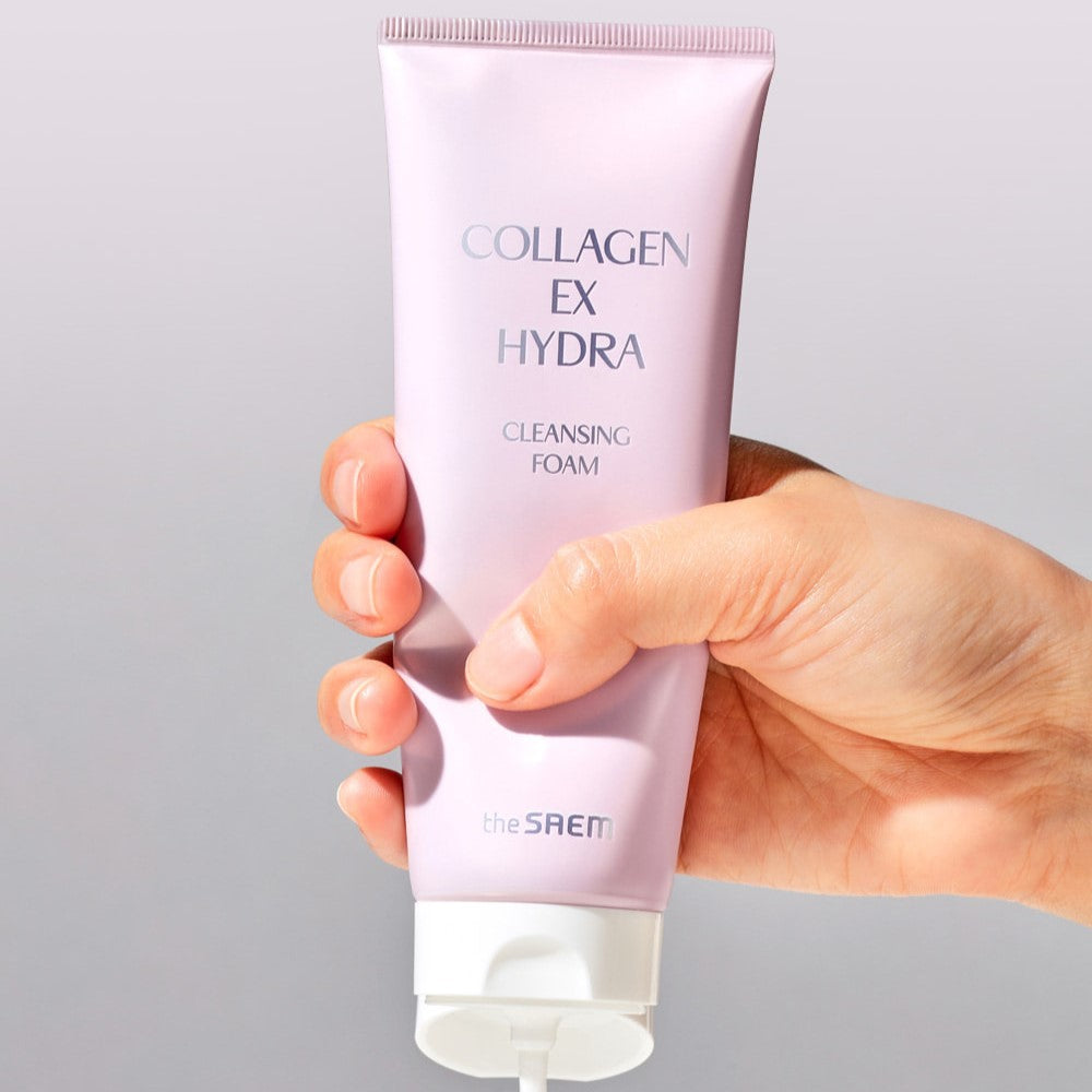 THE SAEM Collagen EX Hydra Cleansing Foam 100g Available on Seoulbazaar, your online store for trendy korean products.