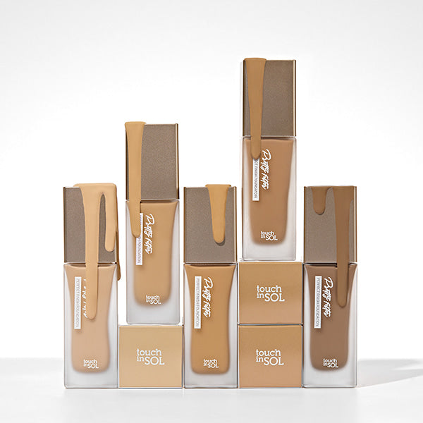 TOUCH IN SOL Pretty Filter Perfect Finish Foundation Available on Seoulbazaar, your online store for trendy korean products.