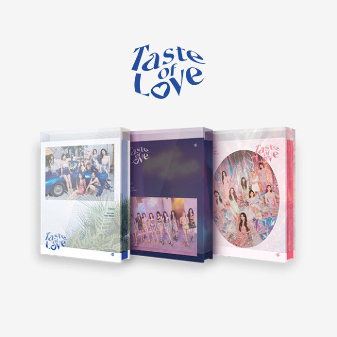 TWICE 10th Mini Album Taste of Love (Random Ver.) Available on Seoulbazaar, your online store for trendy korean products.