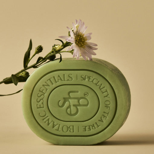 ESSENHERB Tea Tree Deep Clean Shampoo Bar 100g Available on Seoulbazaar, your online store for trendy korean products.