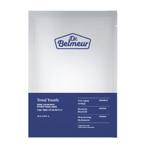 DR.BELMEUR Total Youth Biome Derma Mask Available on Seoulbazaar, your online store for trendy korean products.