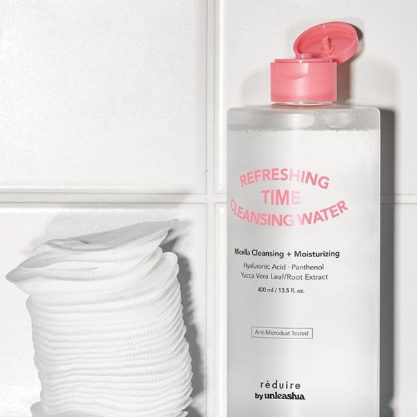 UNLEASHIA Refreshing Time Cleansing Time 400ml Available on Seoulbazaar, your online store for trendy korean products.