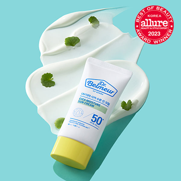 DR.BELMEUR UV Derma Cica Moisture Sun Cream 50ml Available on Seoulbazaar, your online store for trendy korean products.