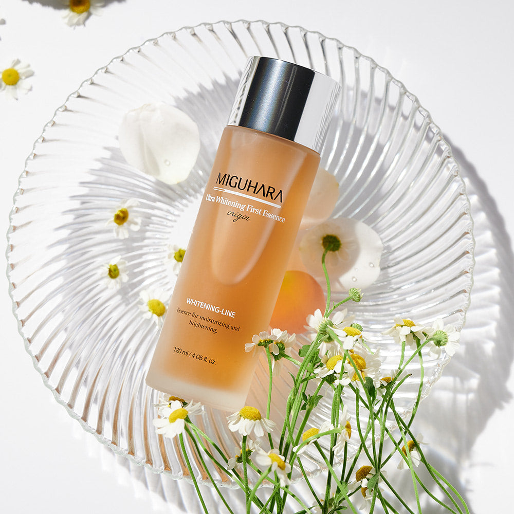 MIGUHARA Ultra Whitening First Essence Origin 120ml Available on Seoulbazaar, your online store for trendy korean products.
