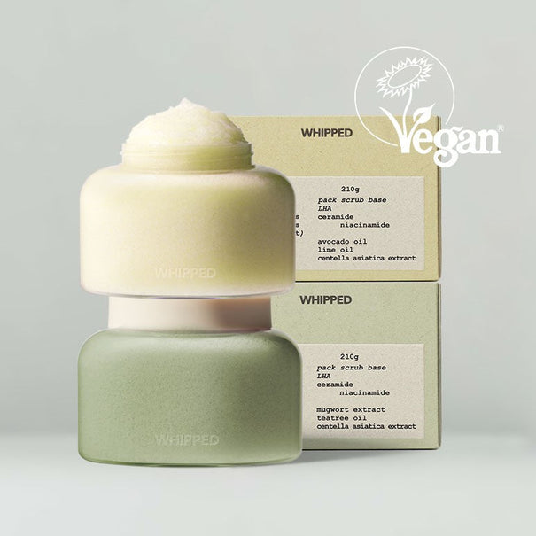 WHIPPED Vegan Pack Scrub 210g Available on Seoulbazaar, your online store for trendy korean products.