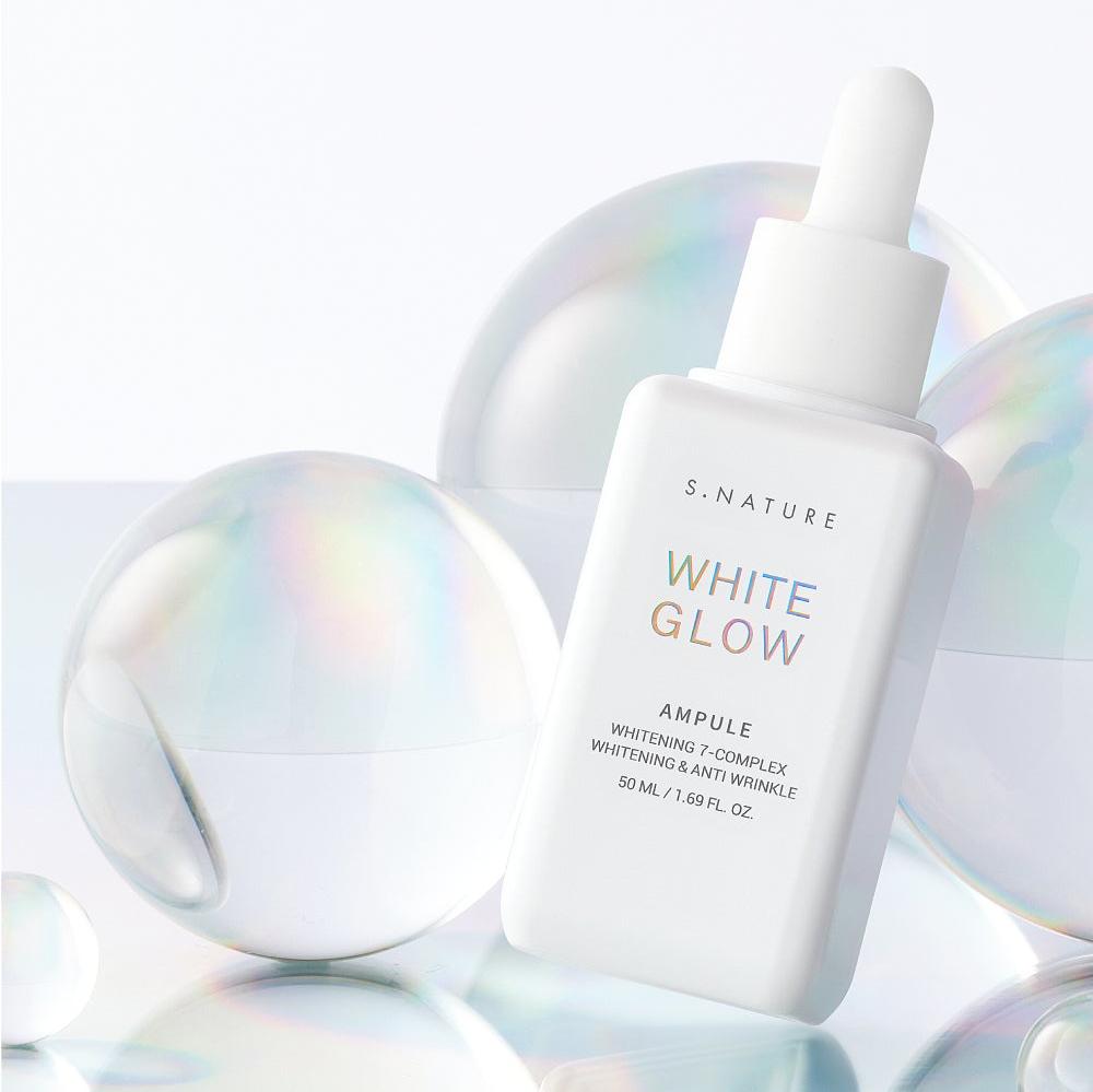 S.NATURE White Glow Ampoule 50ml Available on Seoulbazaar, your online store for trendy korean products.