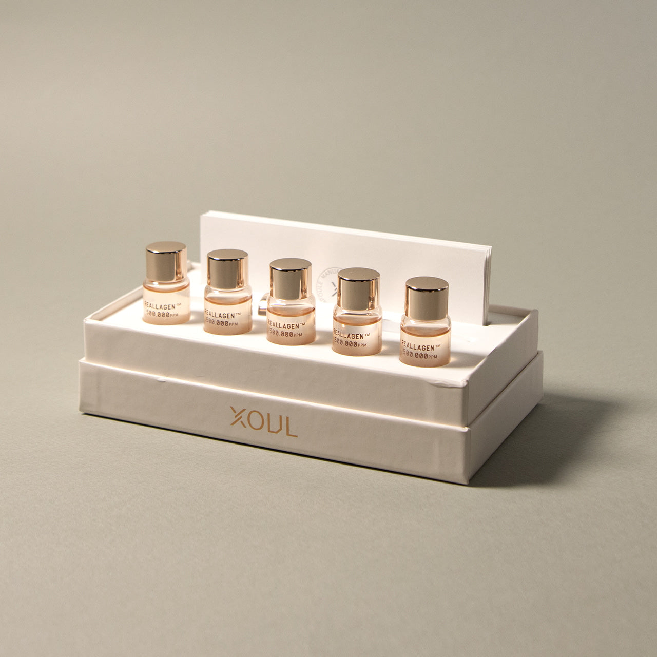 XOUL Reallagen Ampoule 7mlx5 Available on Seoulbazaar, your online store for trendy korean products.
