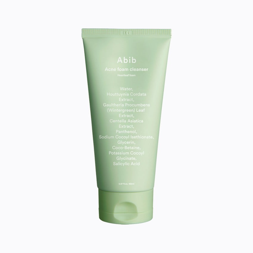 ABIB Acne Foam Cleanser Heartleaf Foam 150ml Available on Seoulbazaar, your online store for trendy korean products.