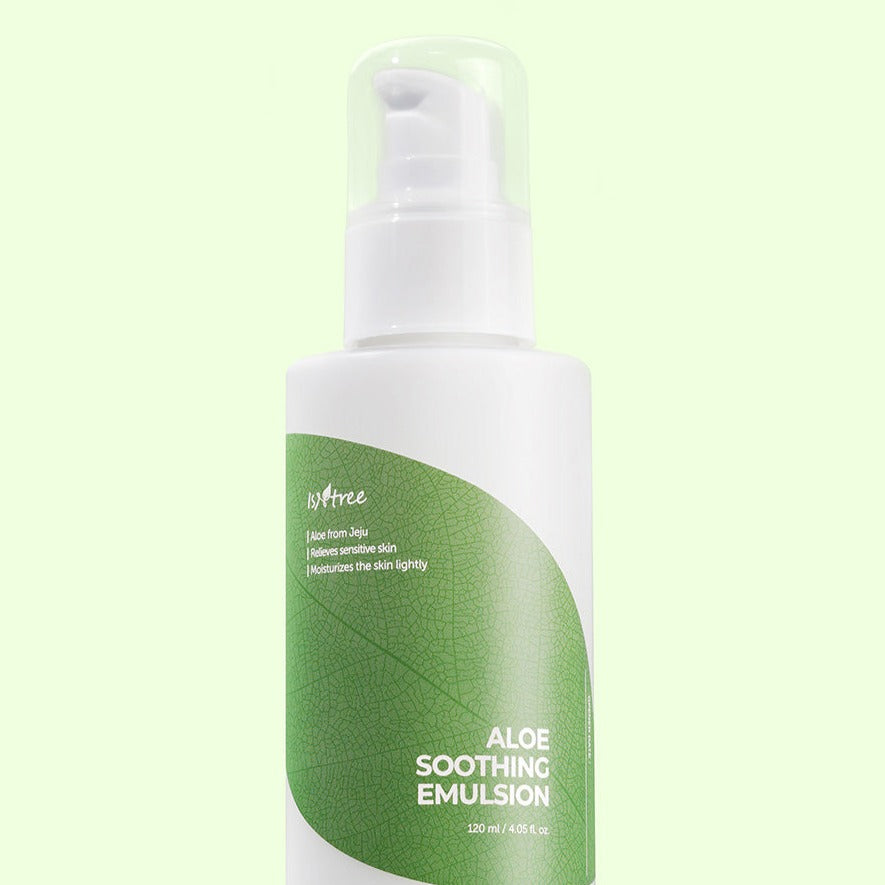 ISNTREE Aloe Soothing Emulsion 120ml Available on Seoulbazaar, your online store for trendy korean products.