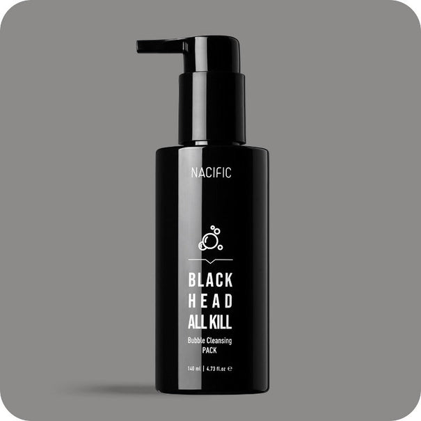 NACIFIC Black Head All Kill Bubble Cleansing Pack 140ml Available on Seoulbazaar, your online store for trendy korean products.