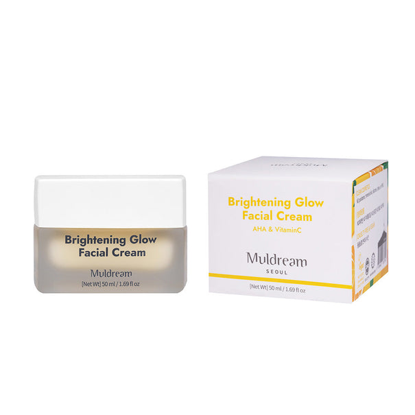 MULDREAM Brightening Glow Facial Cream-AHA Vitamin C 50ml Available on Seoulbazaar, your online store for trendy korean products.