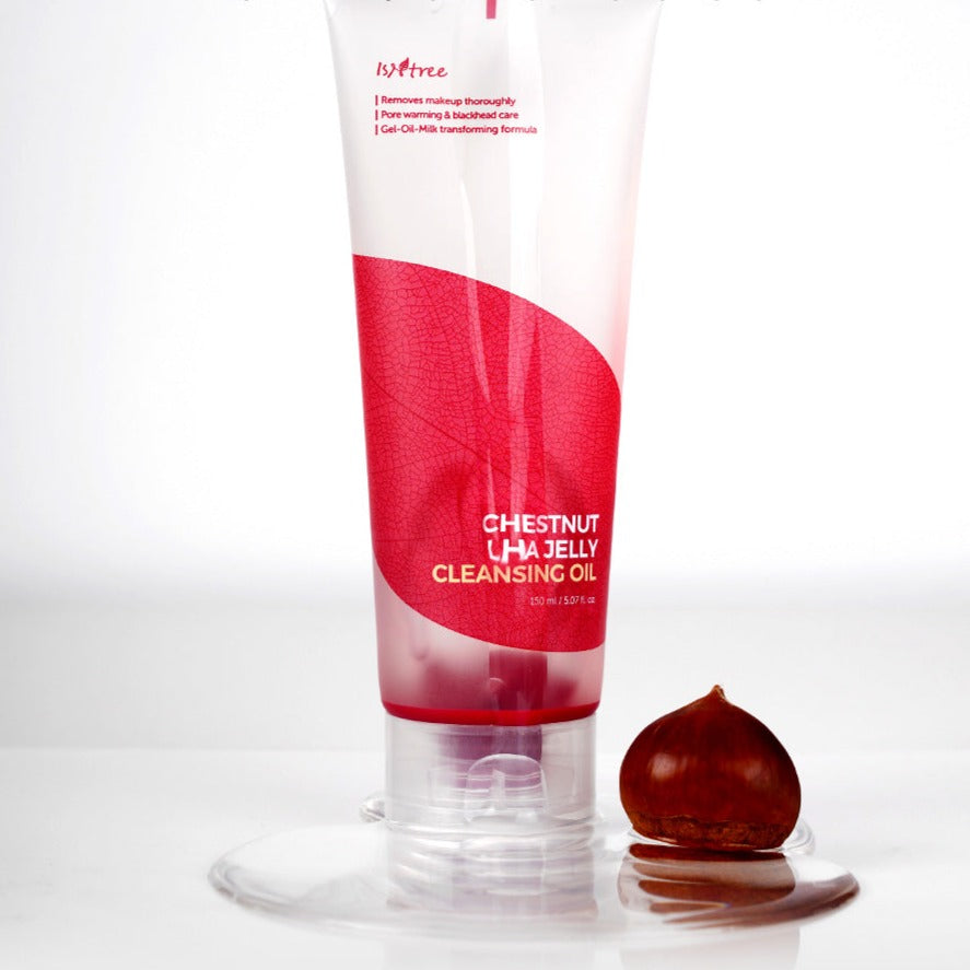 ISNTREE Chestnut LHA Jelly Cleansing Oil 150ml Available on Seoulbazaar, your online store for trendy korean products.