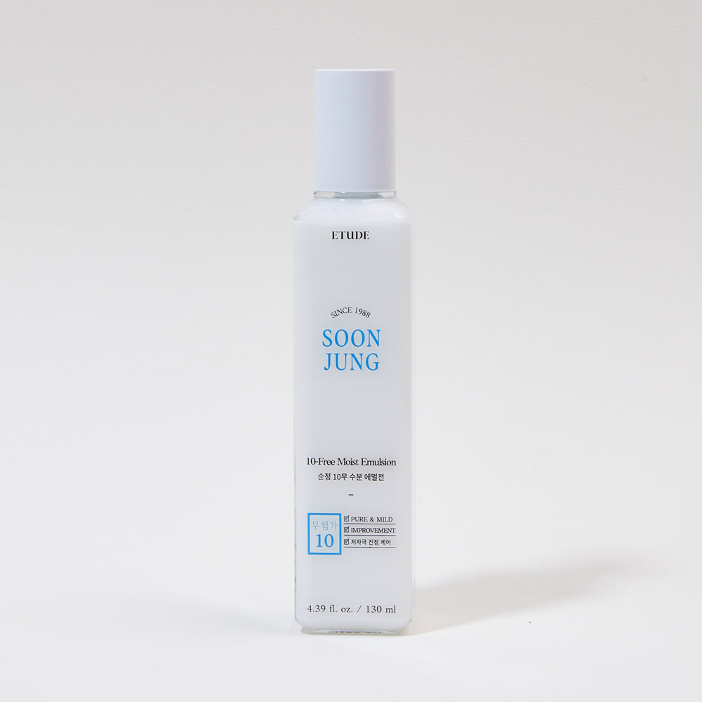 ETUDE SoonJung 10 Free Moist Emulsion 130ml Available on Seoulbazaar, your online store for trendy korean products.